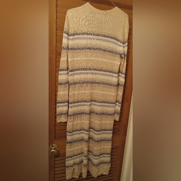 Super Soft Open Front Ribbed Duster - Picture 3 of 6